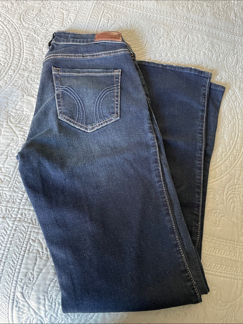 Hollister Dark Indigo Bootcut Jeans